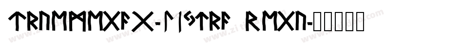 TrueMegaG-Extra Regu字体转换